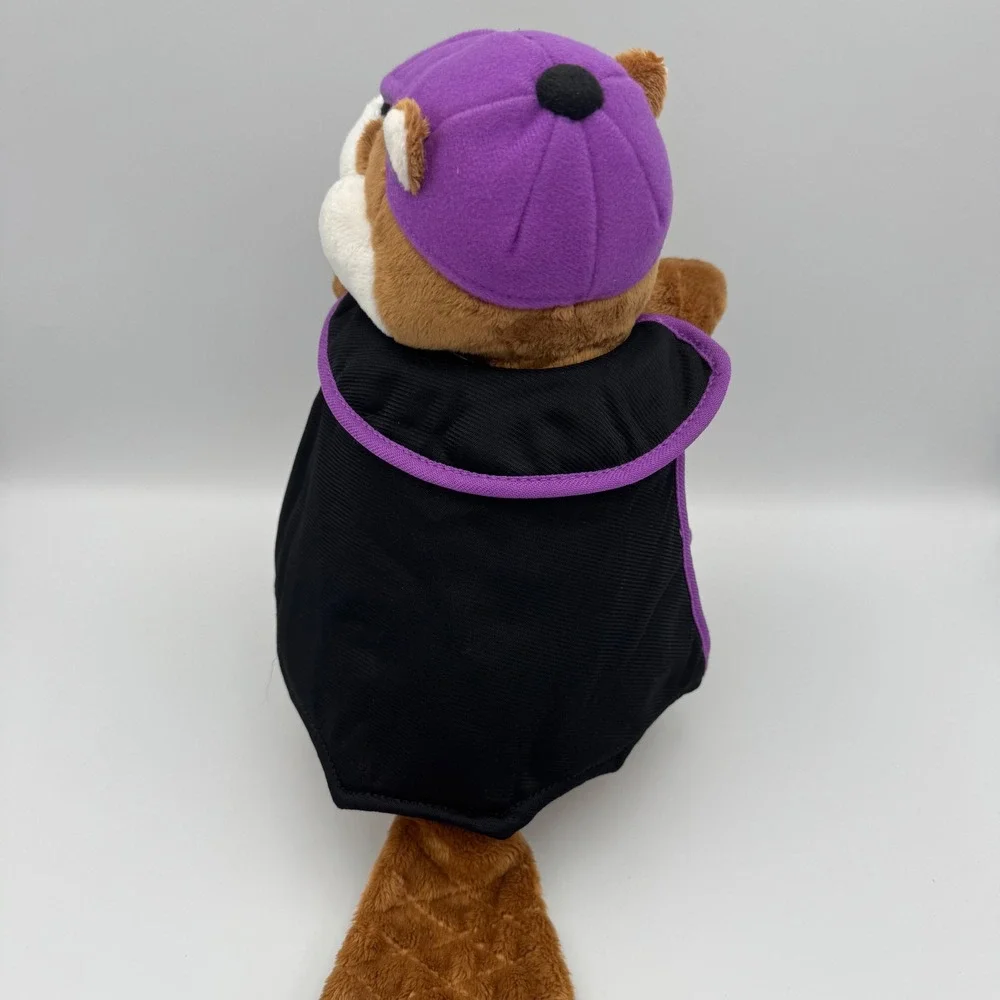 Buc-ee's Plush Toy Kids 12 Inch Brown Vampire Halloween Buc-ee Beaver Mascot